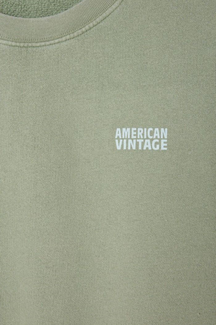 American Vintage, IZU03AE sweat, Vintage Clay